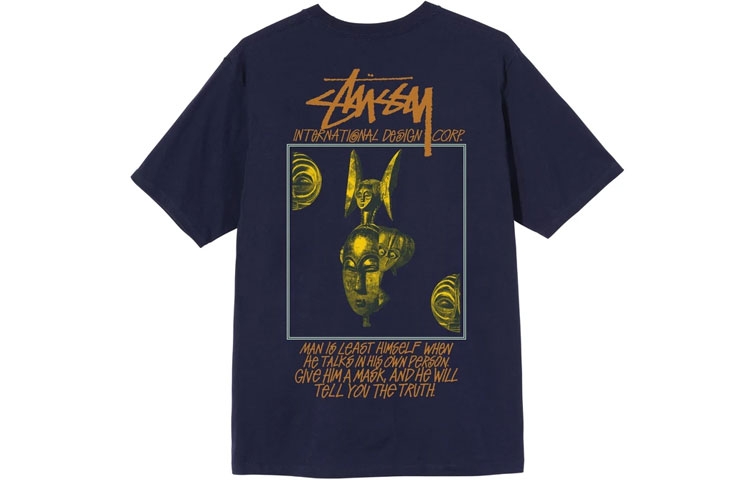 

Футболка унисекс Stussy, оранжевый