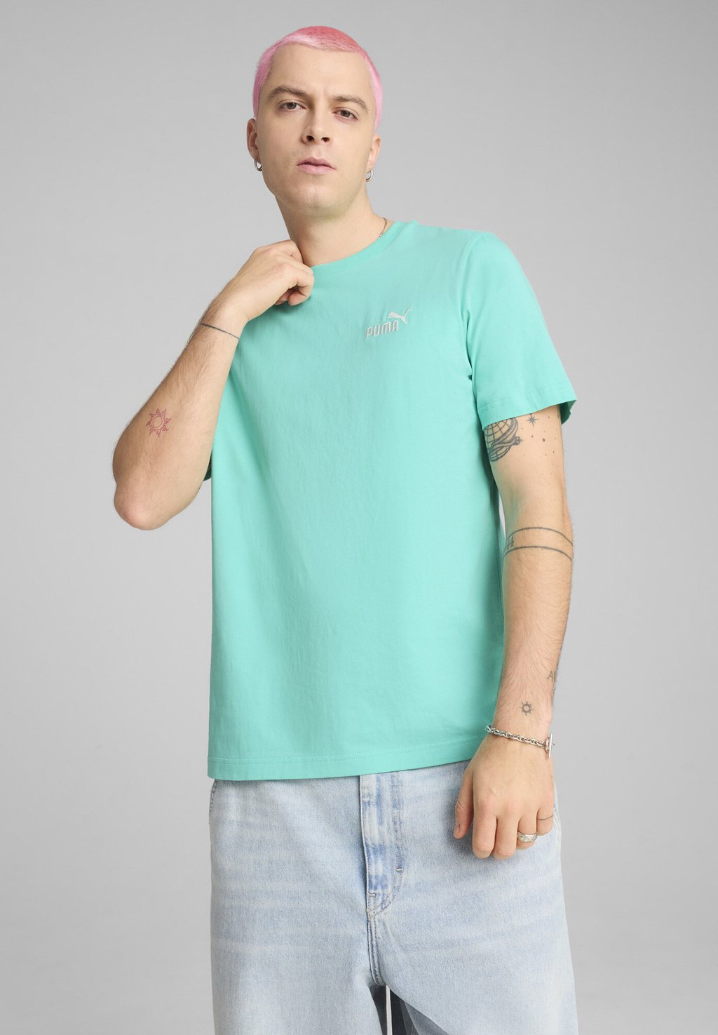 

Базовая футболка SMALL LOGO Puma, зеленый