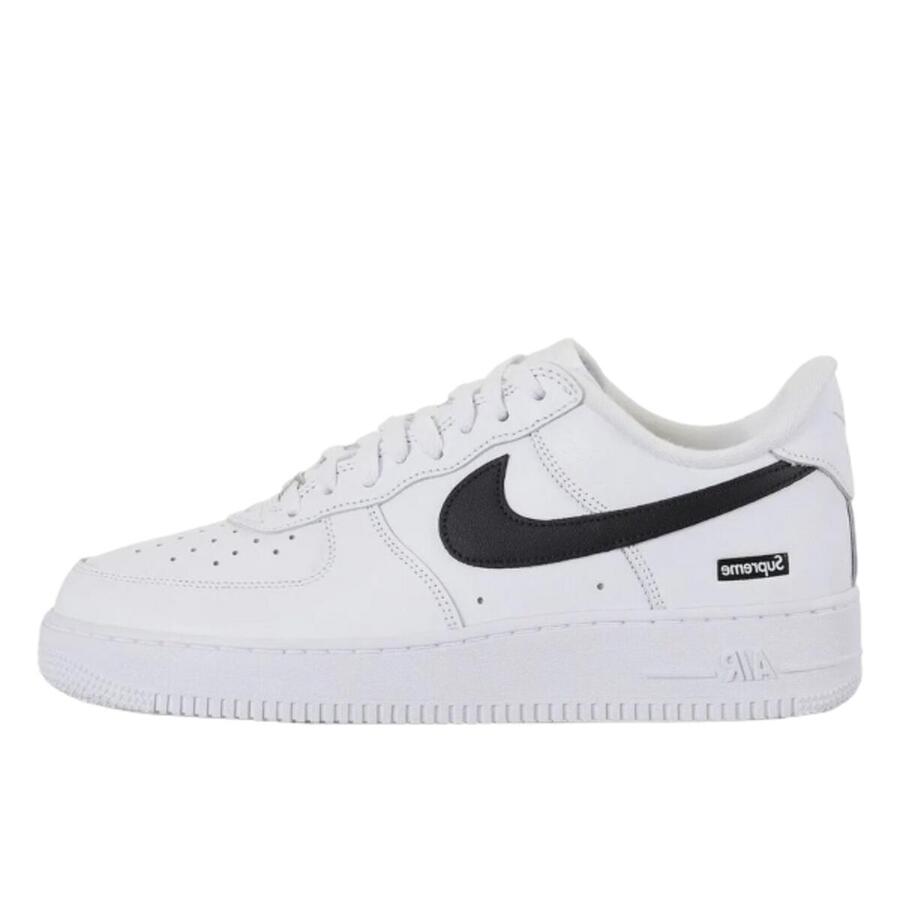 

NIKE Кроссовки Air Force 1 Low Supreme белые чёрные