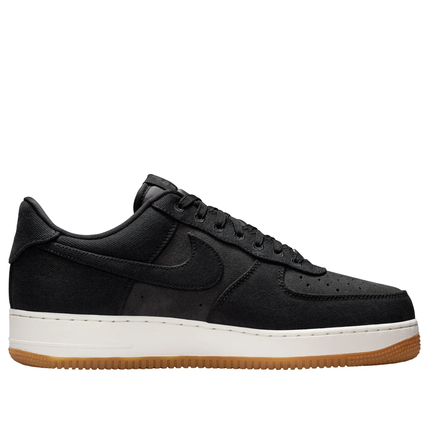 Кроссовки Nike Air Force 1 '07 LV8 'Black Denim' IR0951-002, черный — фото 2