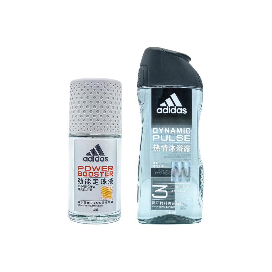 

Мужской набор High Energy 3 в 1 для ухода за телом, успокаивающий кожу и устраняющий запах пота, 50мл+250мл Adidas