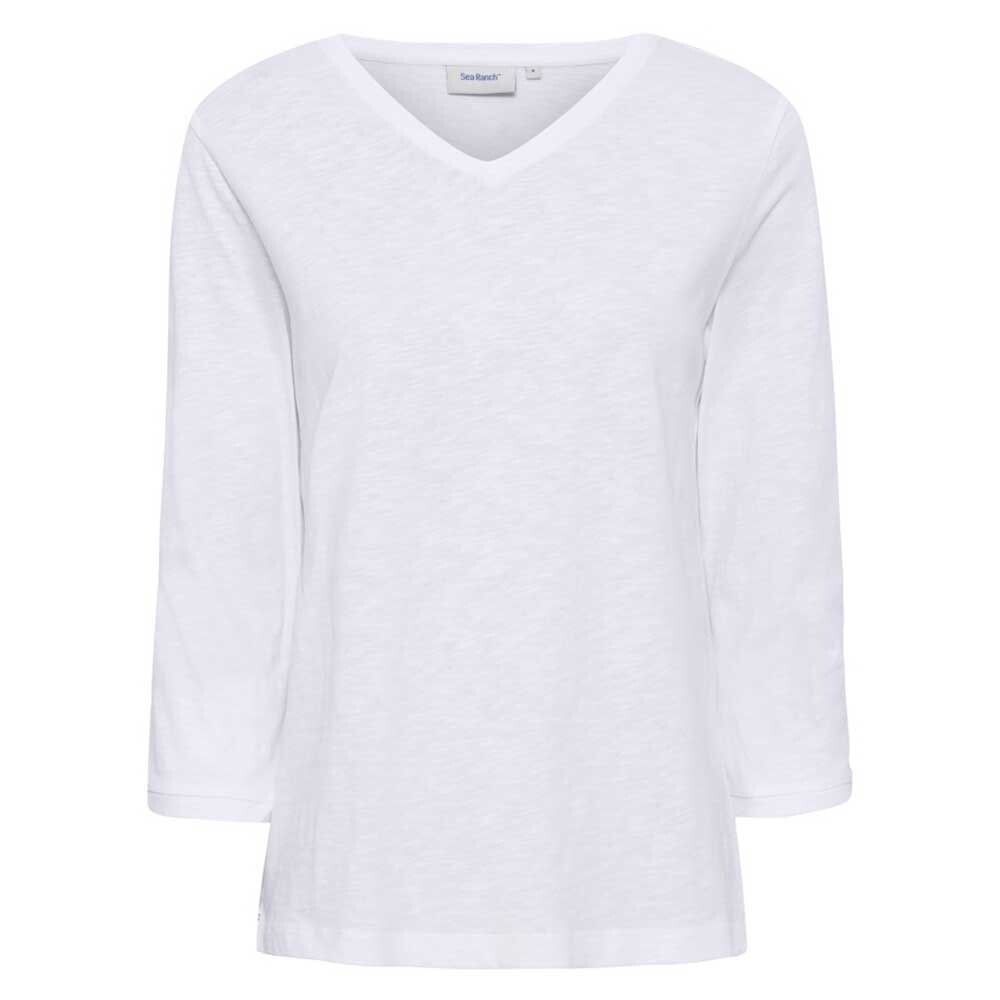 

Футболка Sea Ranch Kaya 3/4 Sleeve V Neck, белый