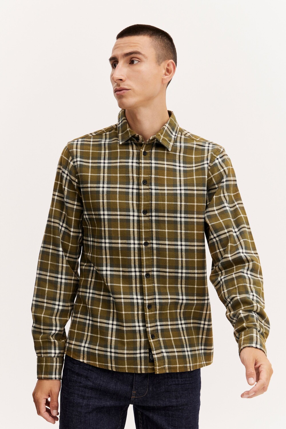 

Рубашка BLEND Karo Shirt 20714890, зеленый