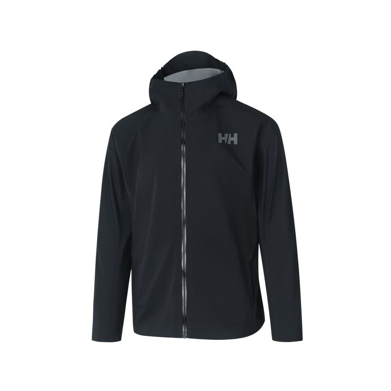 

HELLY HANSEN Мужская ветровка непромокаемая дышащая легкая, Black