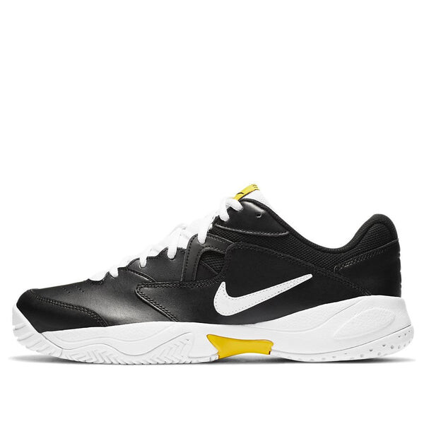 

Кроссовки court lite 2 'black yellow white' Nike, черный