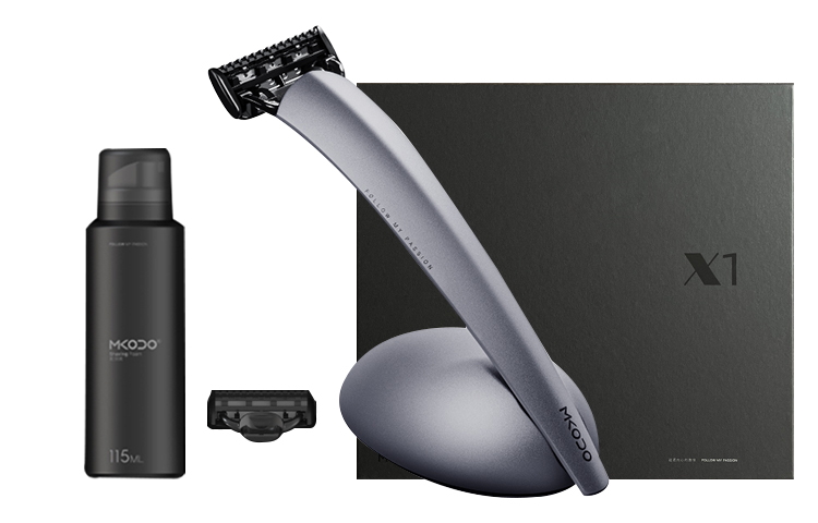 

Мужские инструменты для бритья Mkodo, серый