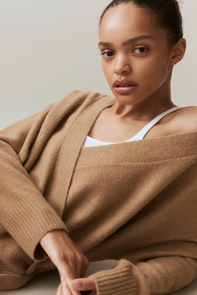 

Кардиган с запахом H&M, бежевый