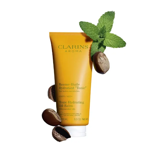 Увлажняющий бальзам для тела Baume-Huile Hydratant Tonic Clarins, 200 ml — фото 3
