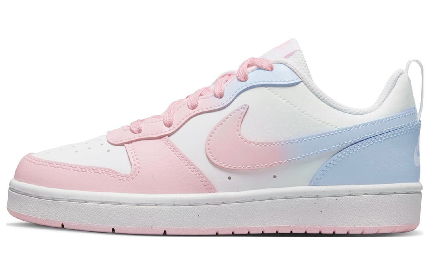 

Кроссовки Nike Court Borough Skateboard Shoes Women's Low-Top Pink Blue, Розовый, Кроссовки Nike Court Borough Skateboard Shoes Women's Low-Top Pink Blue