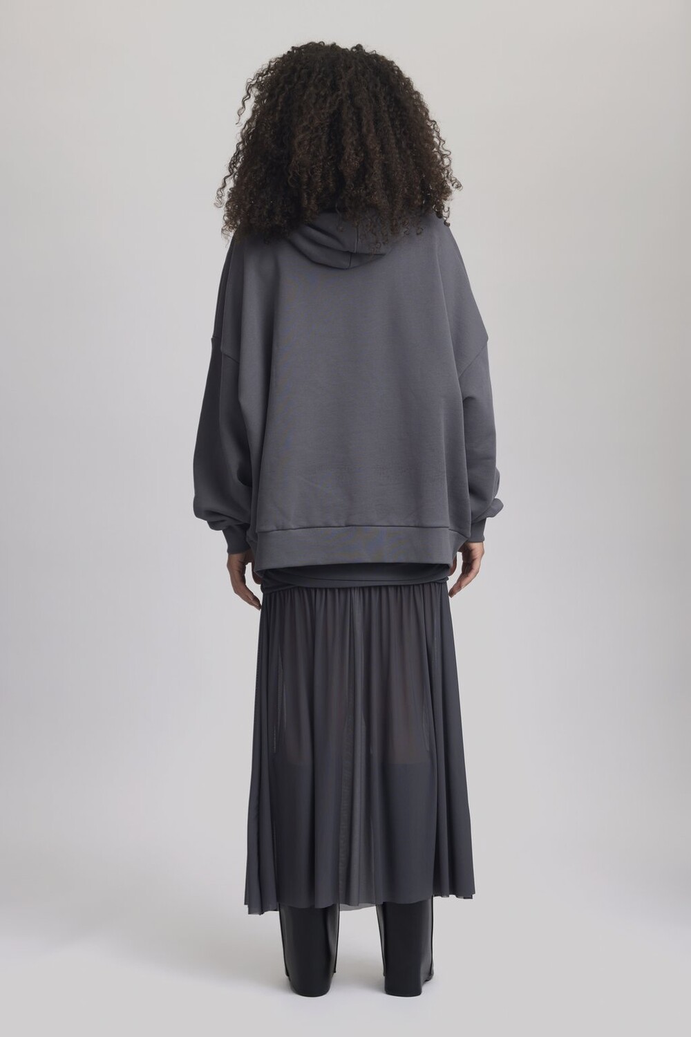 

Юбка макси MESSI LONG SKIRT Gestuz, серый