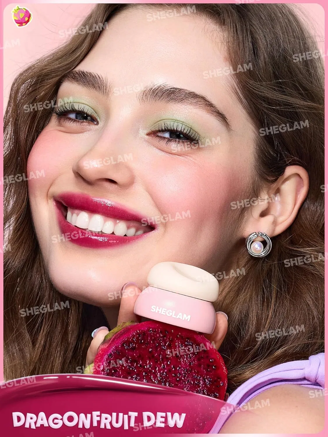 Бальзам-блеск для губ «Hydra Jelly Pocket Lip Jam» от SHEGLAM Sheglam, Dragonfruit Dew — фото 3