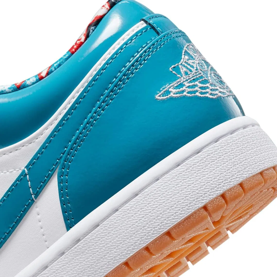 Кроссовки Nike Air Jordan 1 Low, белые/тёмно-синие — фото 2
