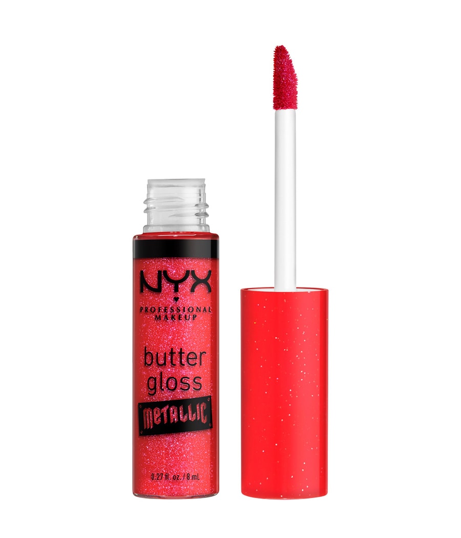 

Блеск для губ NYX Professional Makeup Butter Gloss Metallic, Nr. 09 - Blood, 8 ml