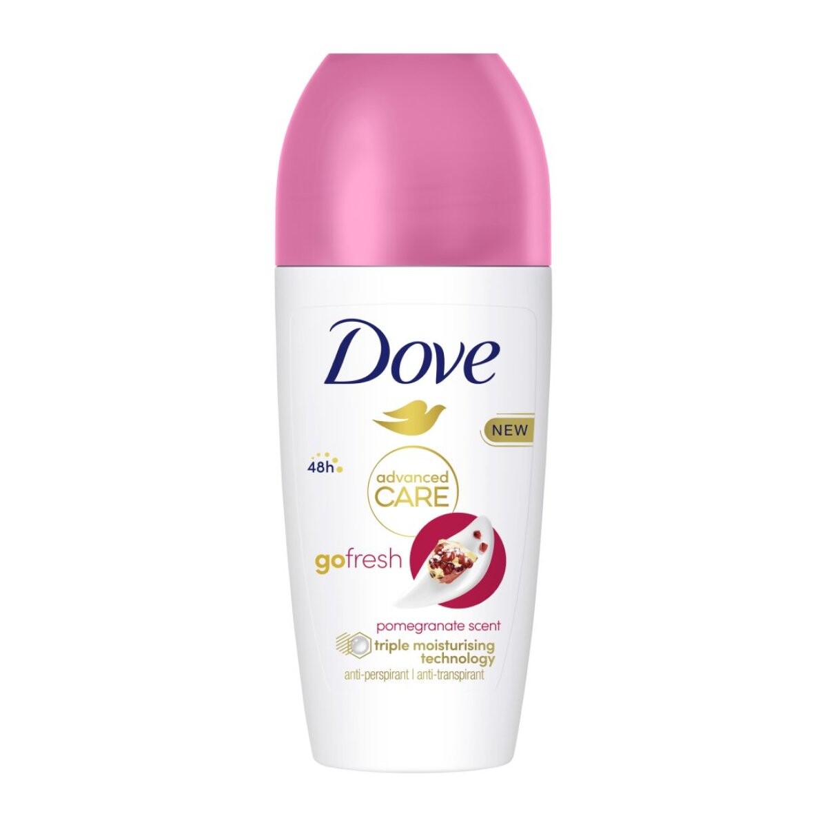 

Dove, Advanced Care Go Fresh Pomegranate, шариковый антиперспирант, 50 мл