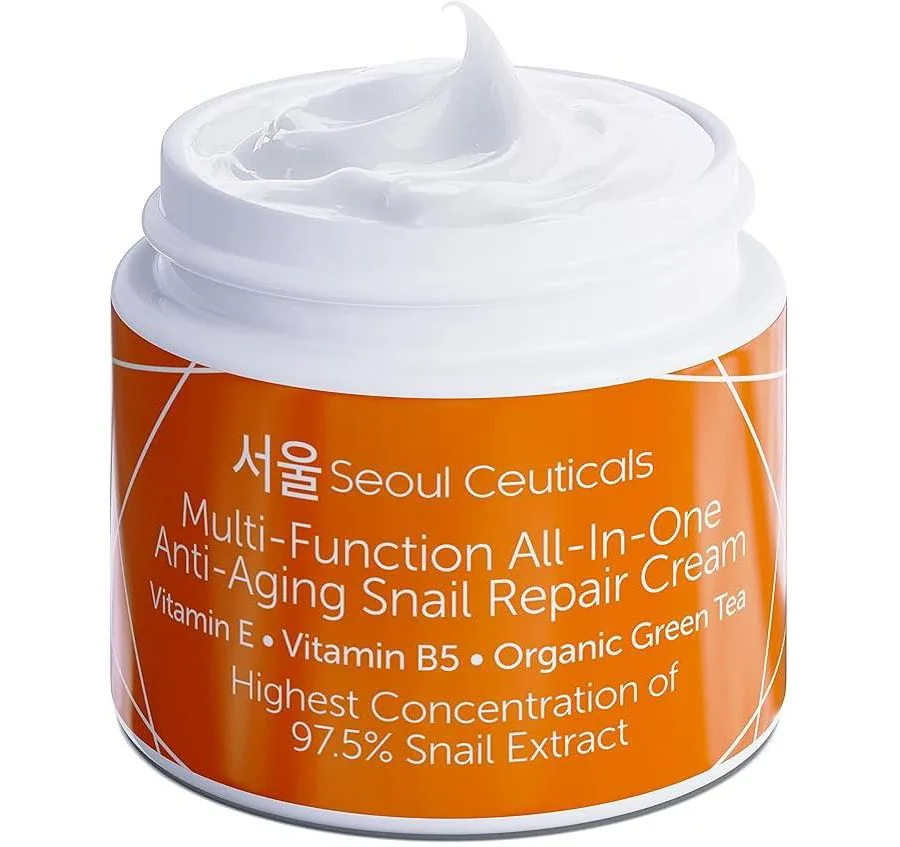 Крем для лица Seoul Ceuticals — Корейский для восстановления кожи с экстрактом улиточной слизи (K Beauty Skincare)