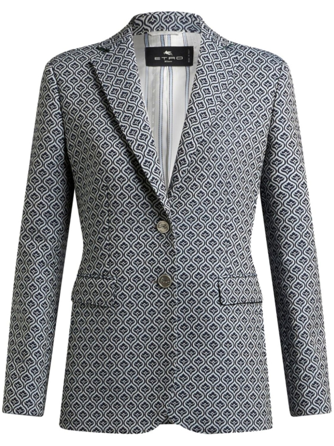 

Жаккардовый блейзер ETRO, синий