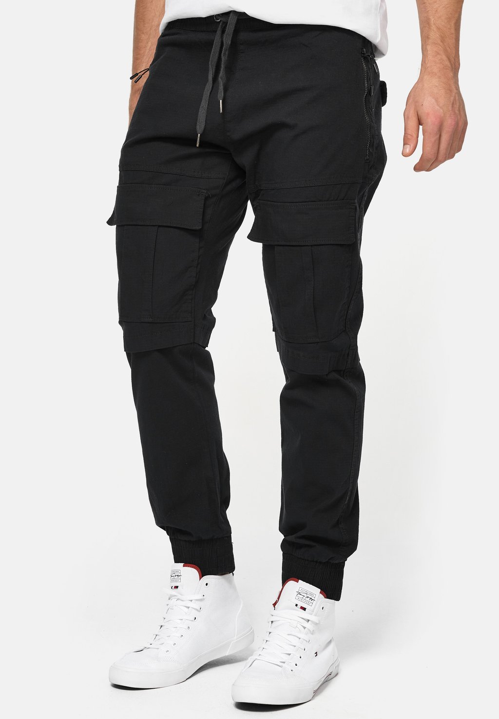 

Брюки карго DENNIS INDICODE JEANS, цвет black