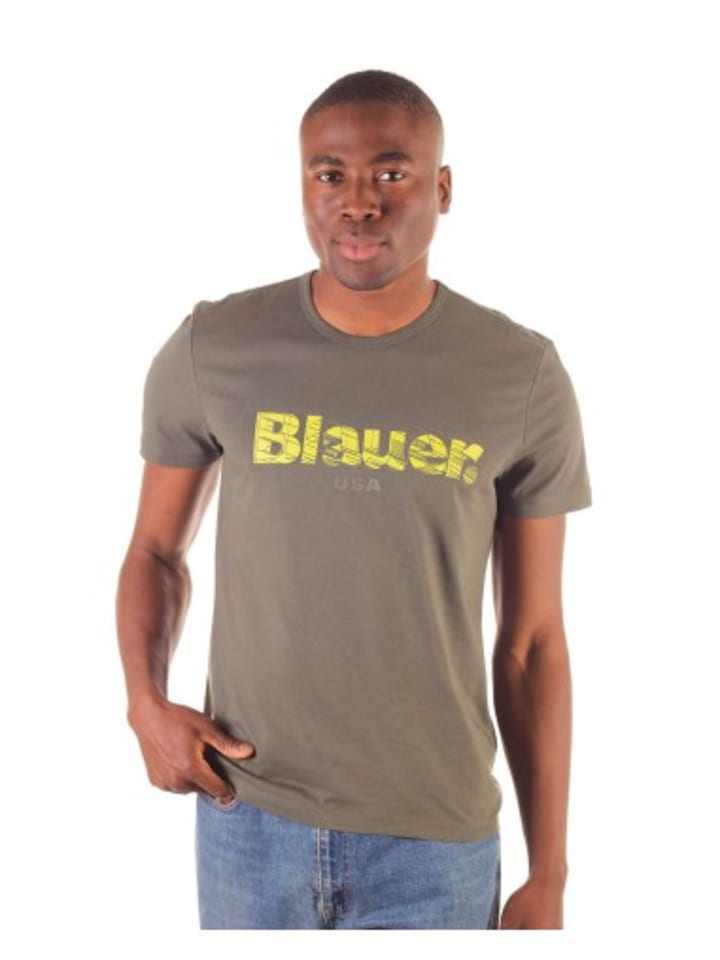 

Футболка зеленого цвета BLAUER USA, Зеленый, Футболка зеленого цвета BLAUER USA