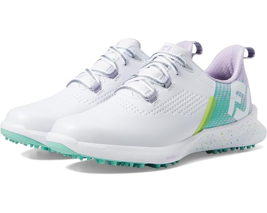 

Кроссовки FootJoy FJ Fuel Golf Shoes, цвет White/Green/Lilac