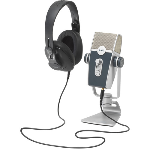 

AKG Podcaster Essentials USB-микрофон Lyra и наушники AKG K371