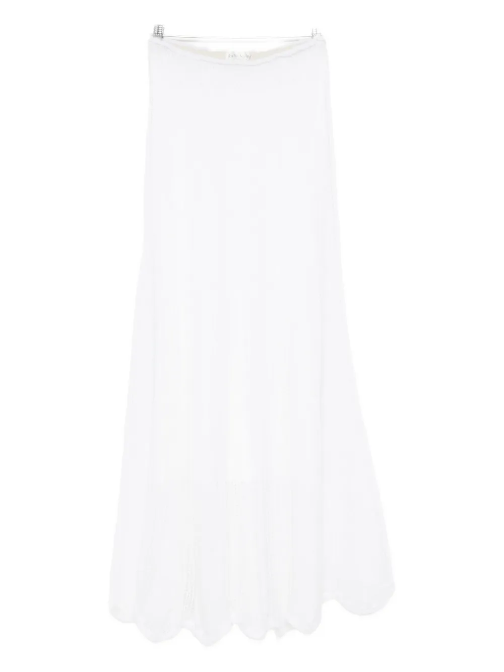 

Плиссированная юбка Forte Forte, белый