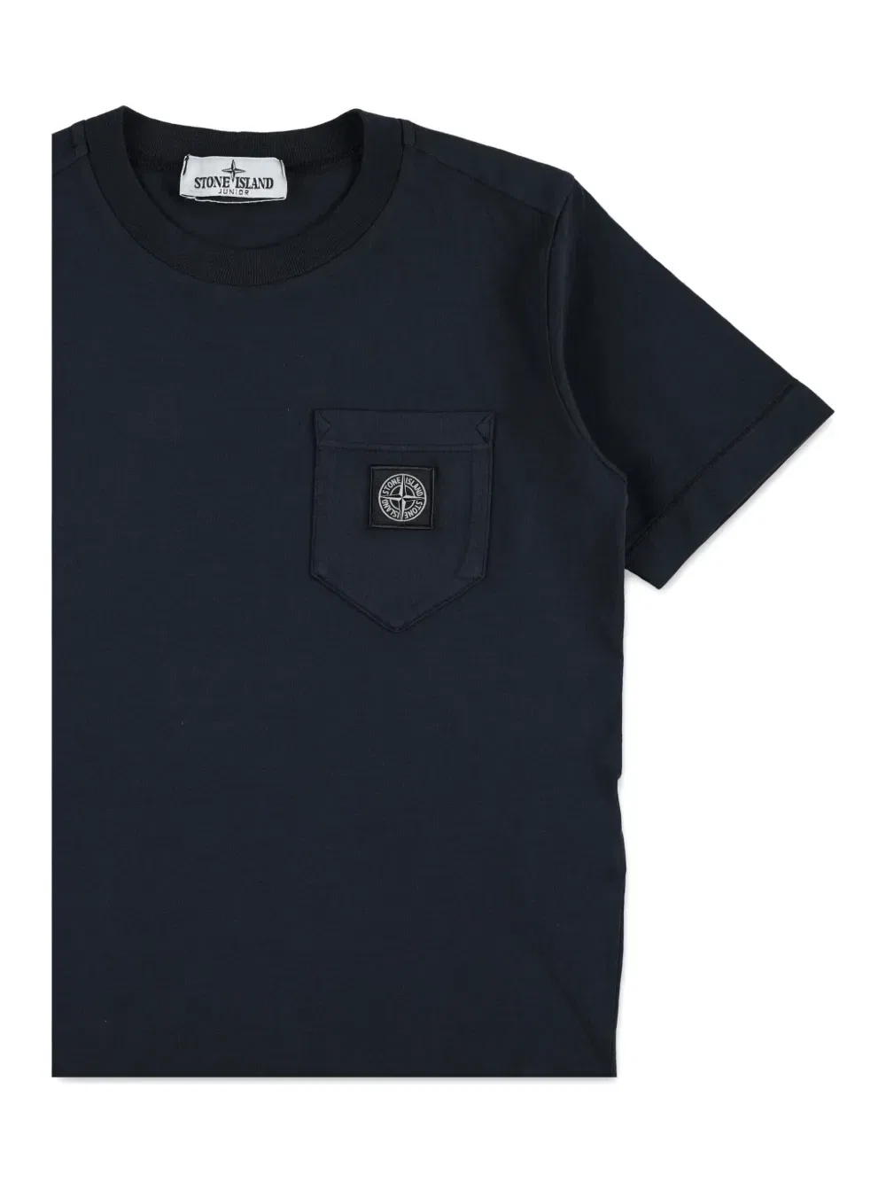 Футболка с накладными карманами Stone Island Junior, синий — фото 3