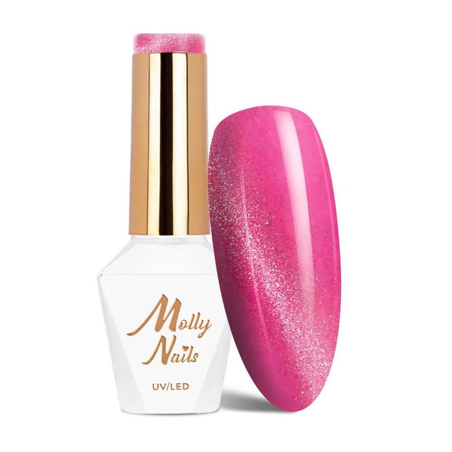 

Molly Nails Neon Flashy Cat Eye HEMA Free 8 г № 173 Гибридный лак для ногтей