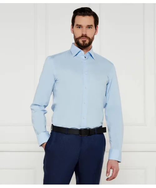 

Рубашка h-hank-kent-c3-214 Slim fit Boss, синий