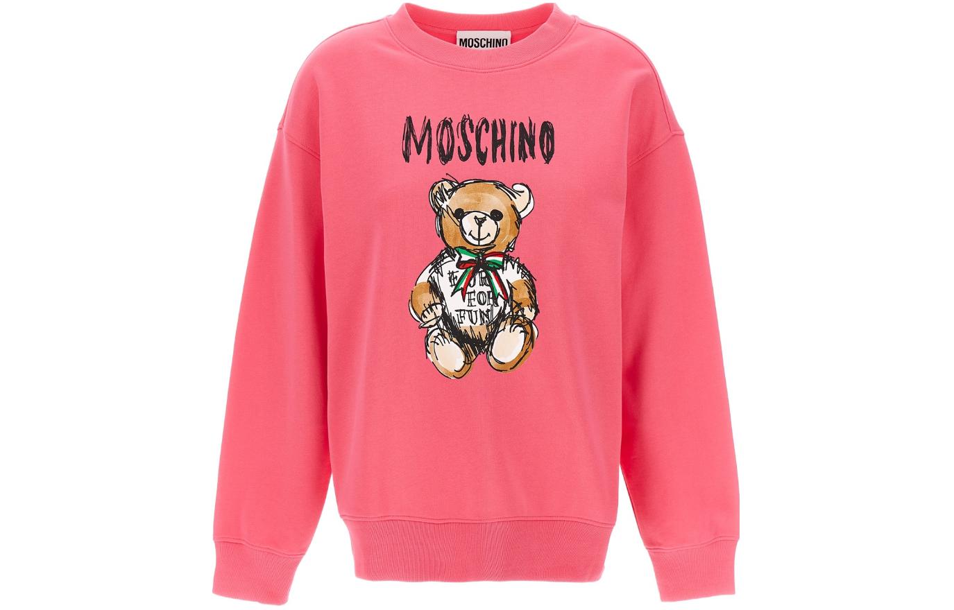 

MOSCHINO Свитшот женский розовый