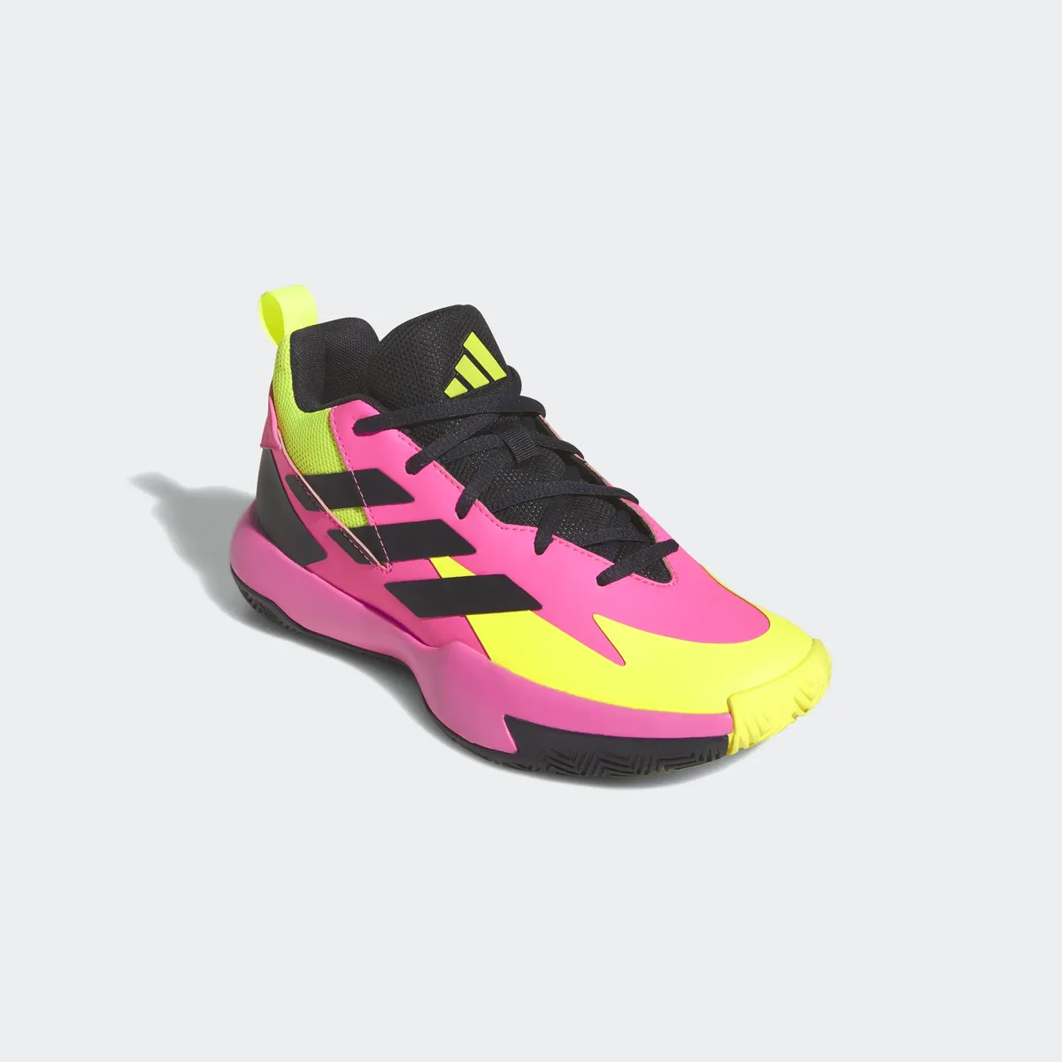 

Баскетбольные кроссовки Adidas Performance "CROSS EM UP SELECT MID KIDS", цвет Lucid Pink / Aurora Black / Lucid Lemon