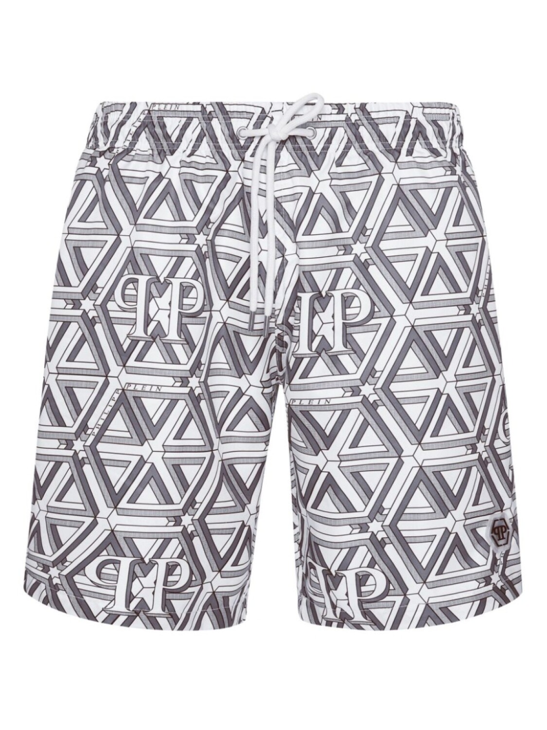 

Шорты для плавания Philipp Plein Monogram Boxer, белый