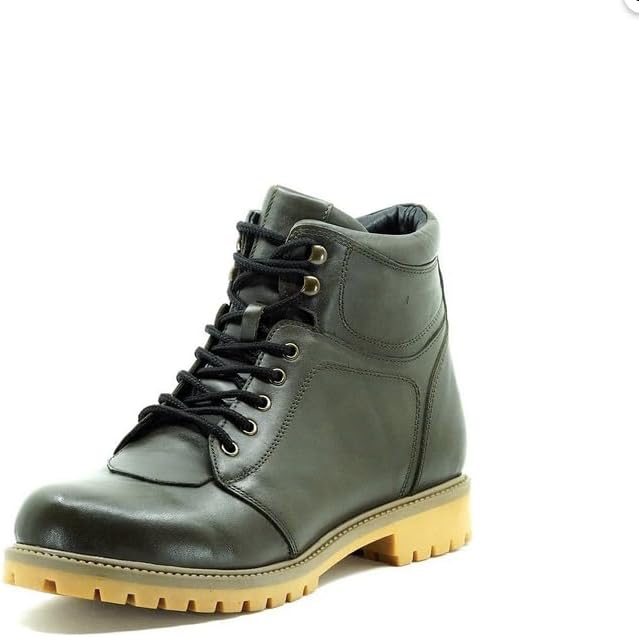 

Мужские большие кэжуал ботинки DALGALA из хаки-кожи, ручная работа, шнуровка, удобные ботинки