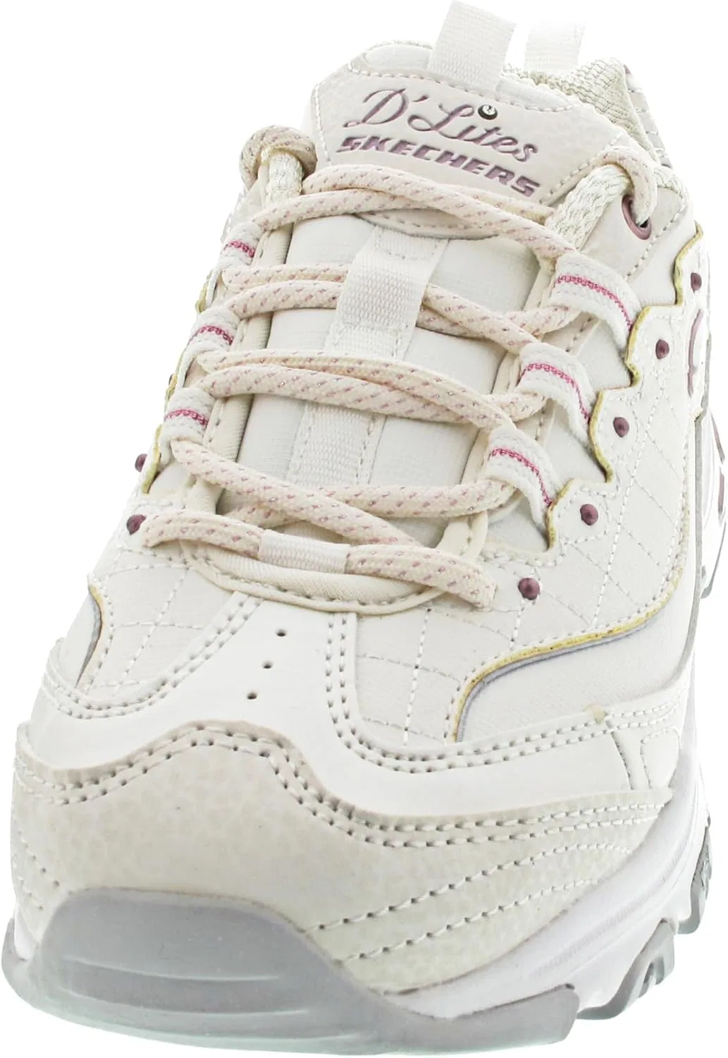 Женские кроссовки Skechers 149267 Wlv, White Duraleather Lavender Trim — фото 4