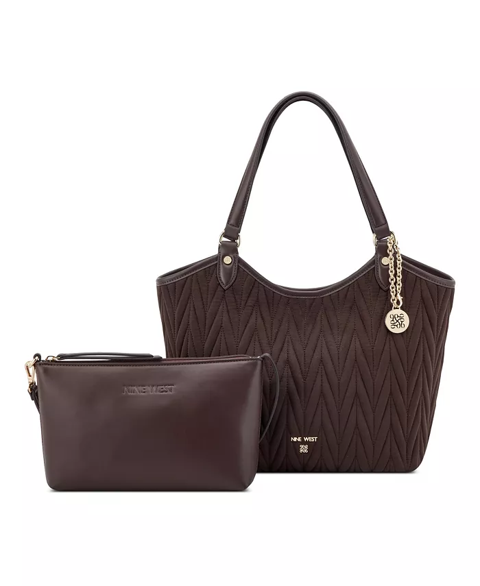 

Jaslee Large 2 in 1 сумка-тоут Nine West, фиолетовый