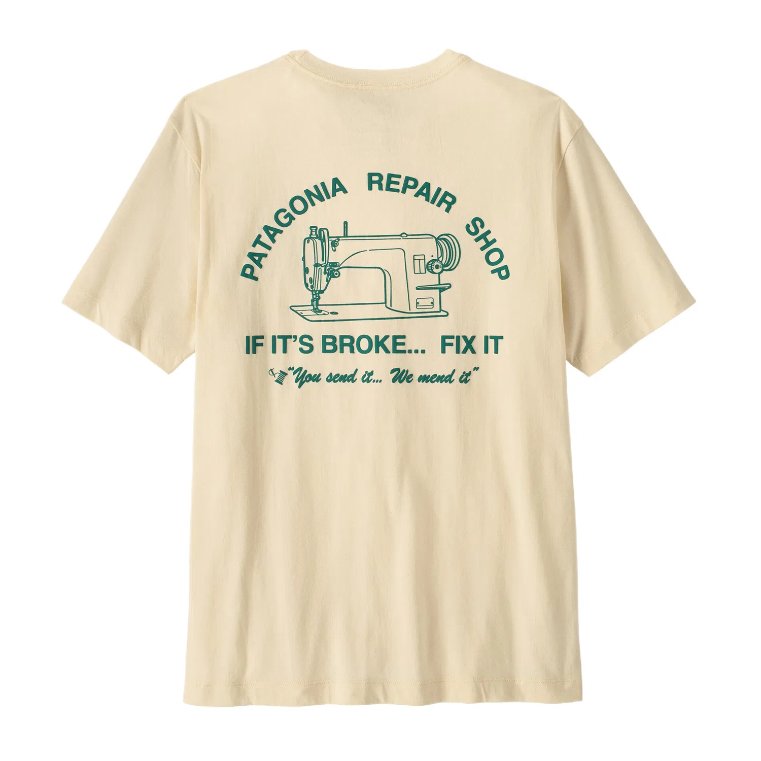 Футболка Patagonia Repair Shop Graphic Undyed White