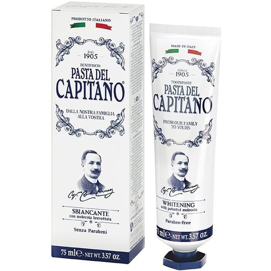

Отбеливающая зубная паста, 75 мл Del Capitano