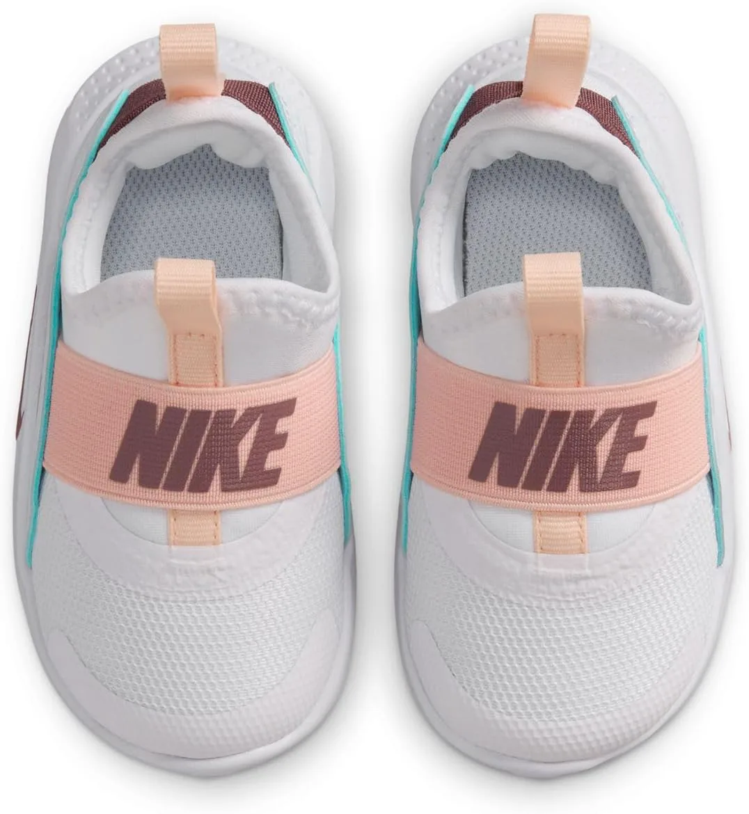 Кроссовки для бега Nike Flex Runner 4 для детей и подростков, белый/серый/коралловый — фото 3