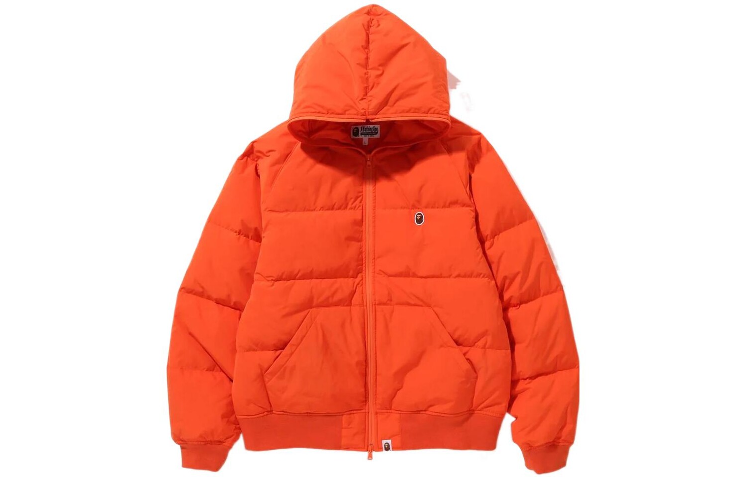 BAPE One Point Hoodie Пуховик Осень-Зима 22 A Bathing Ape, коричневый — фото 4