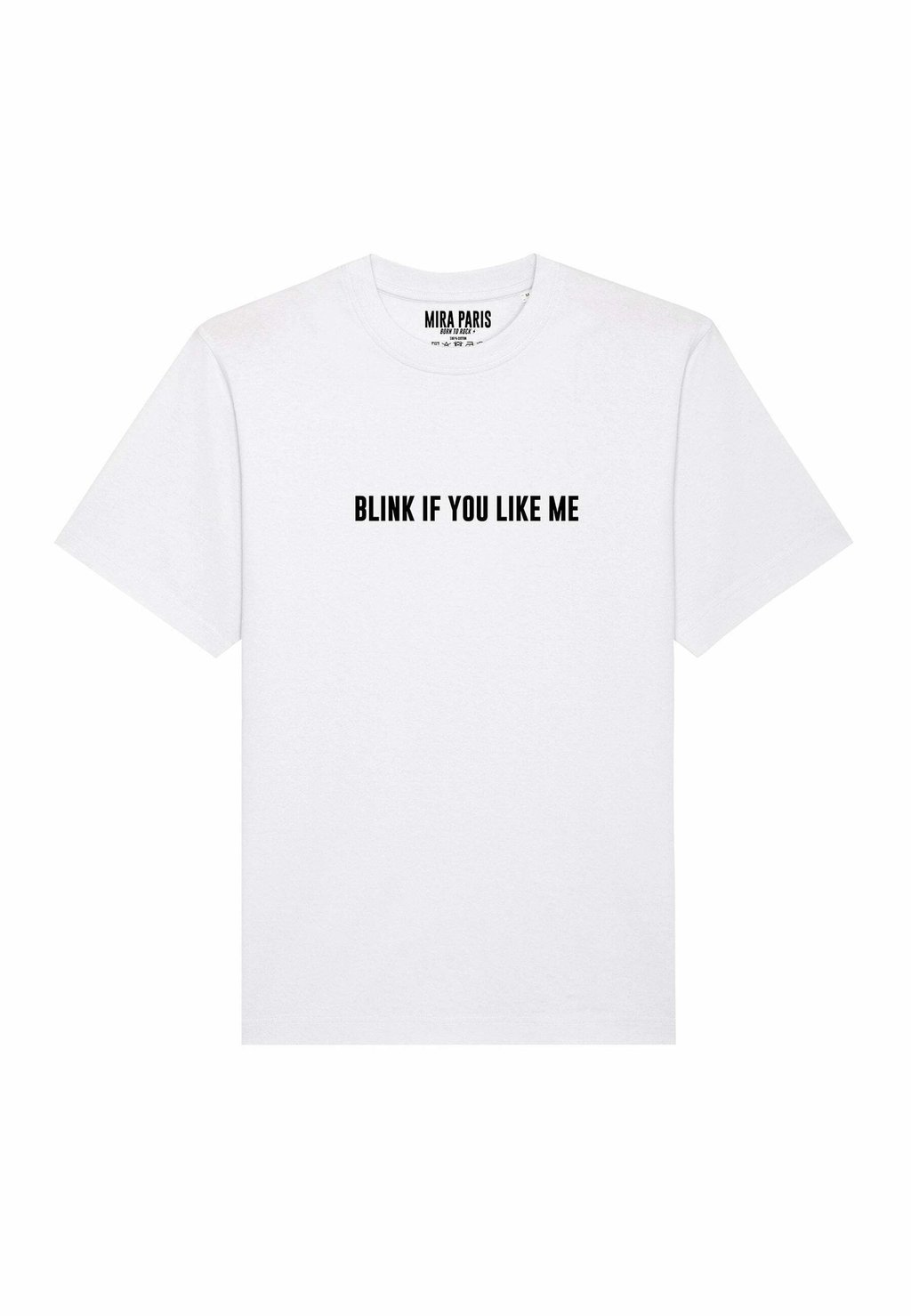 

Футболка с принтом FOLLOW YOUR HEART PRINT HEAVYWEIGHT Mira Paris, белый