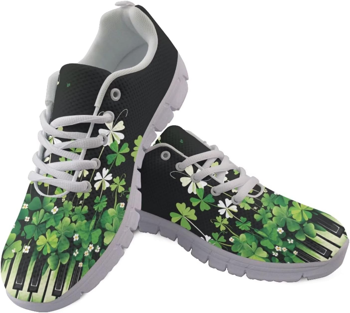 

Повседневные кроссовки Легкие беговые теннисные кроссовки Нескользящие спортивные кроссовки для тренировок и занятий в зале для улицы Getelinseng, St Patrick's Day Art Leaves