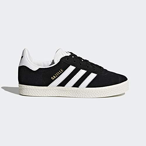 Кроссовки Adidas Originals Kids' Gazelle, черный/белый/металлик — фото 4