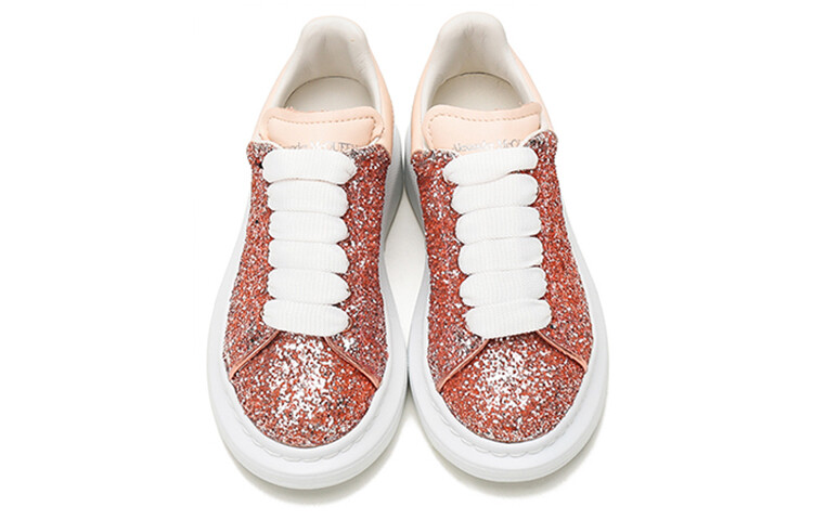 Детские кроссовки для скейтбординга Kids Low-top Dirty Orange Alexander Mcqueen — фото 4