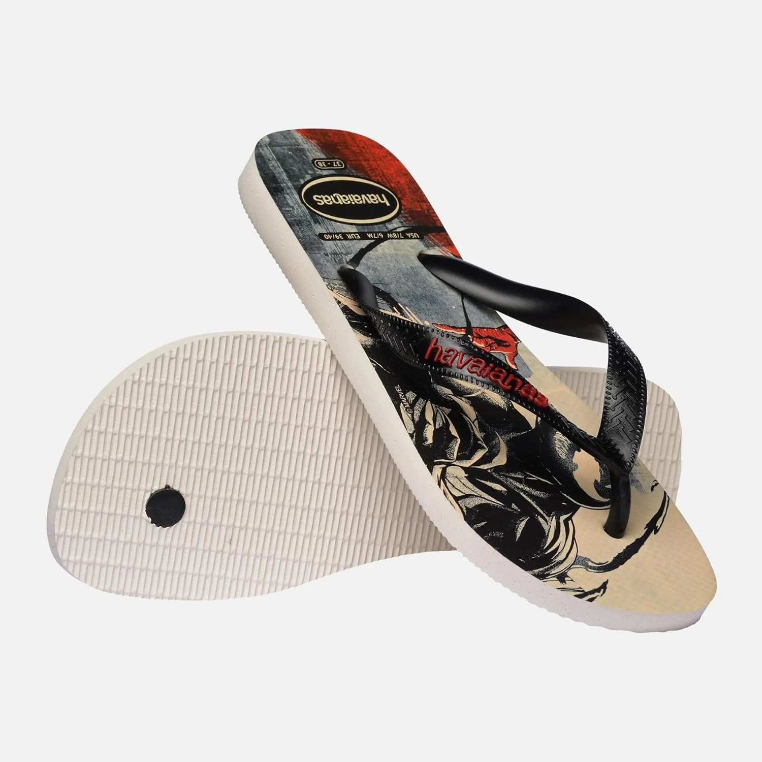 Шлепанцы Havaianas Marvel Classics, черный — фото 2