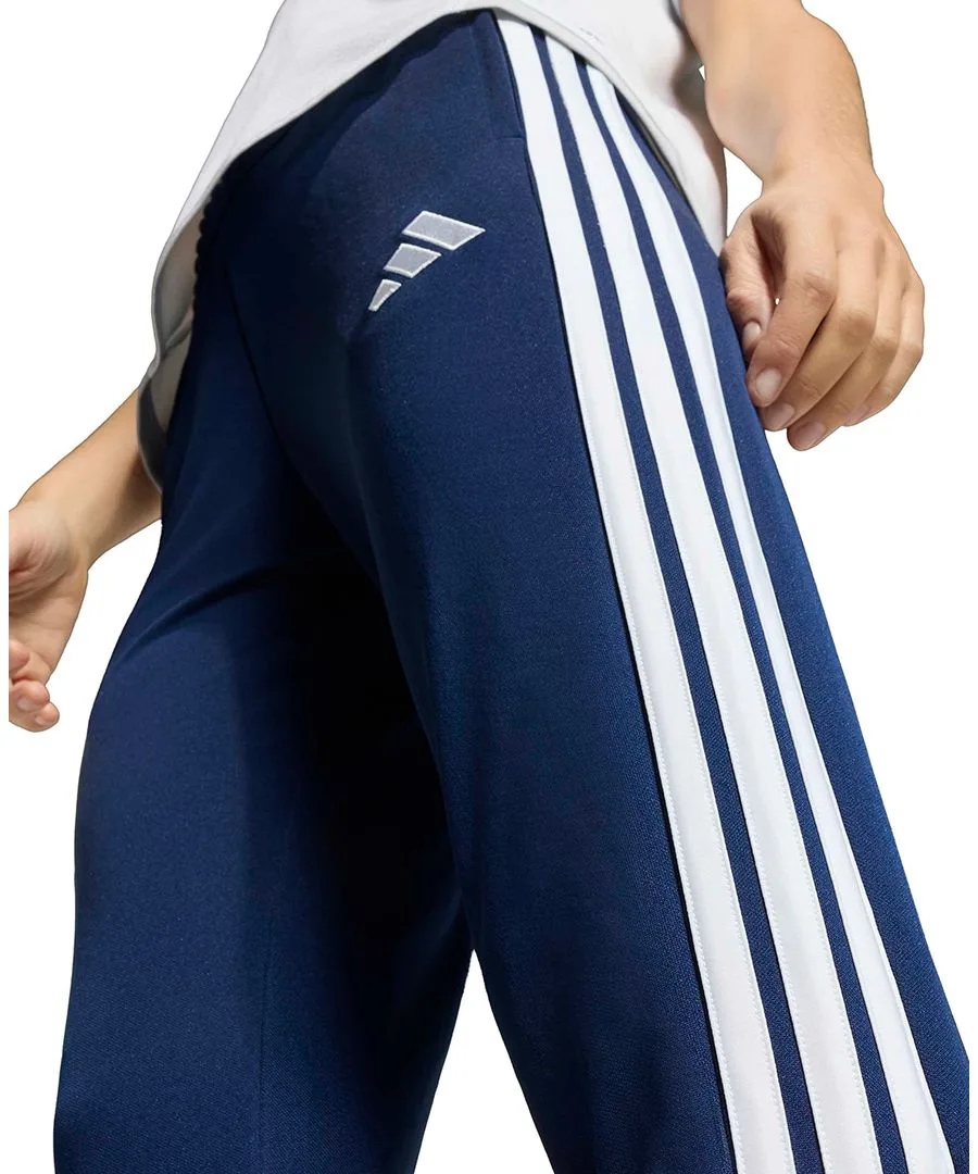 Женский тренировочный спортивный костюм, брюки стандартного кроя Adidas, team темно-синий синий 2/белый — фото 3