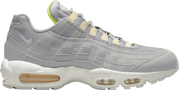 

Кроссовки Air Max 95 Next Nature 'Light Smoke Grey Pale Vanilla', серый