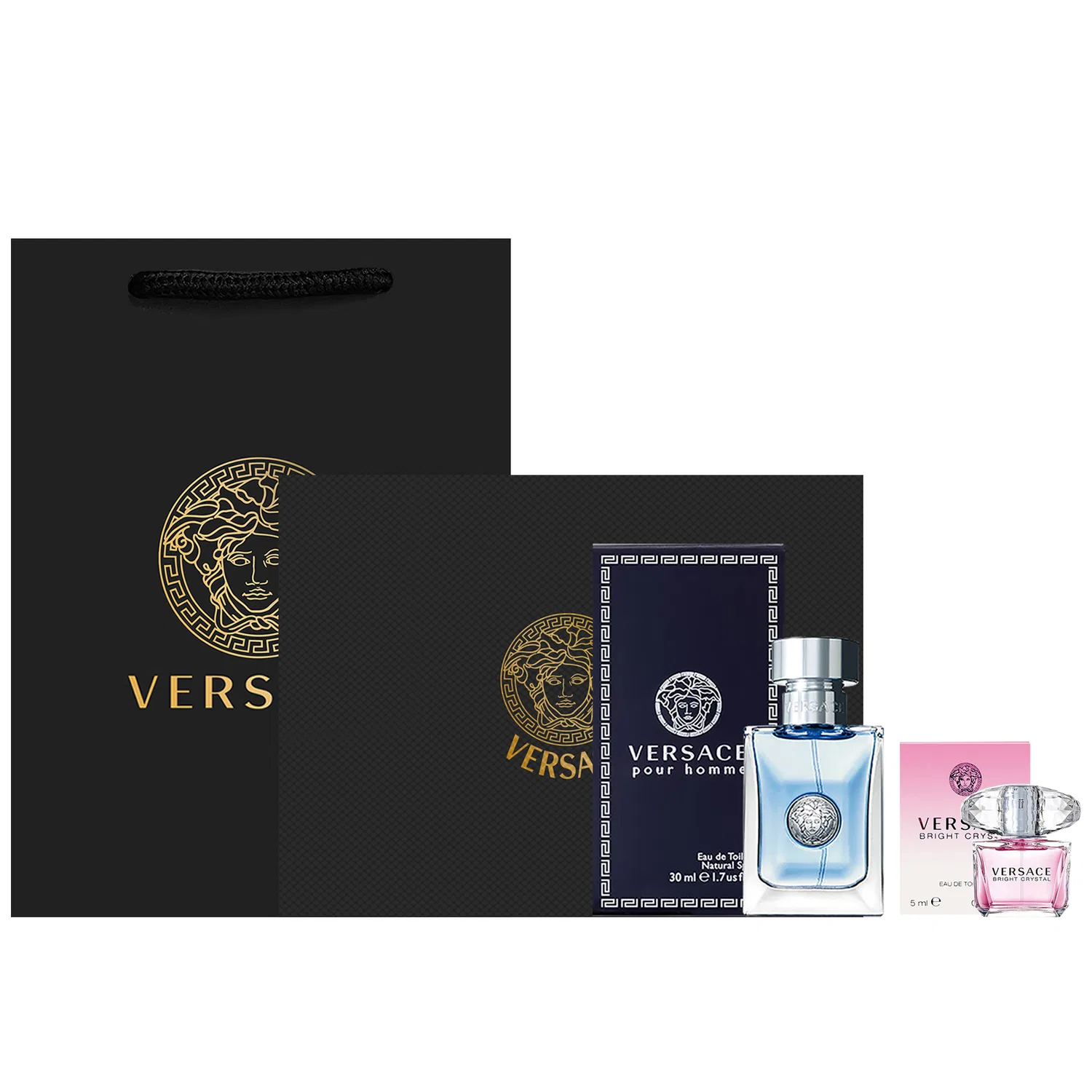 Набор парфюмерии Versace Black Box Shopping Bag 30 мл + 5 мл