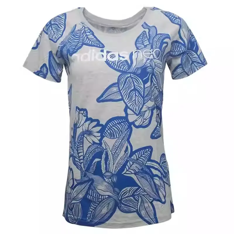 

Adidas Neo Футболка женская синяя, Синий, Adidas Neo Футболка женская синяя