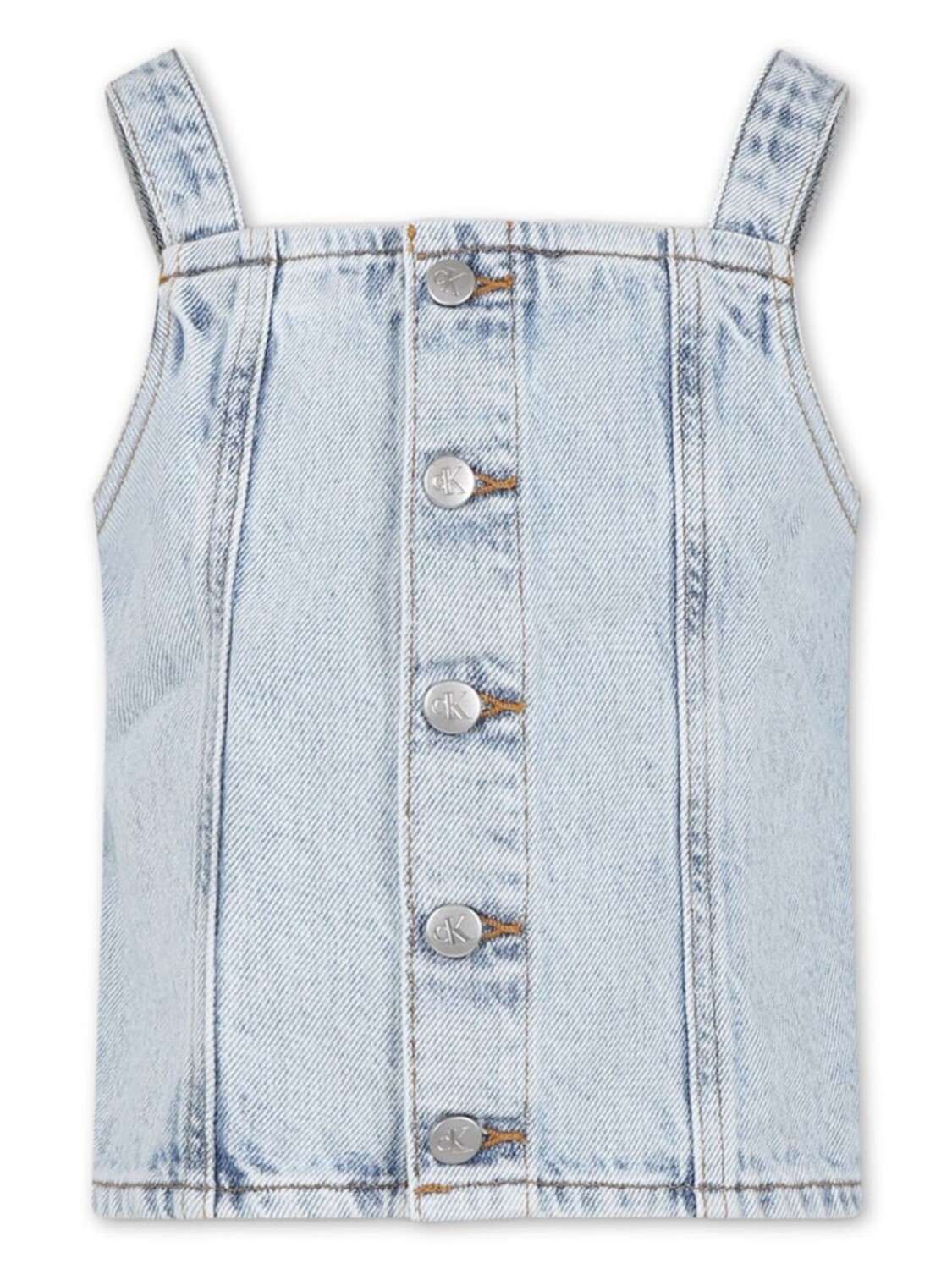 

Джинсовый топ без рукавов Calvin Klein Kids, синий