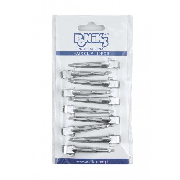 

Ponik's, Заколки для волос металлические, 10 шт Eurostil