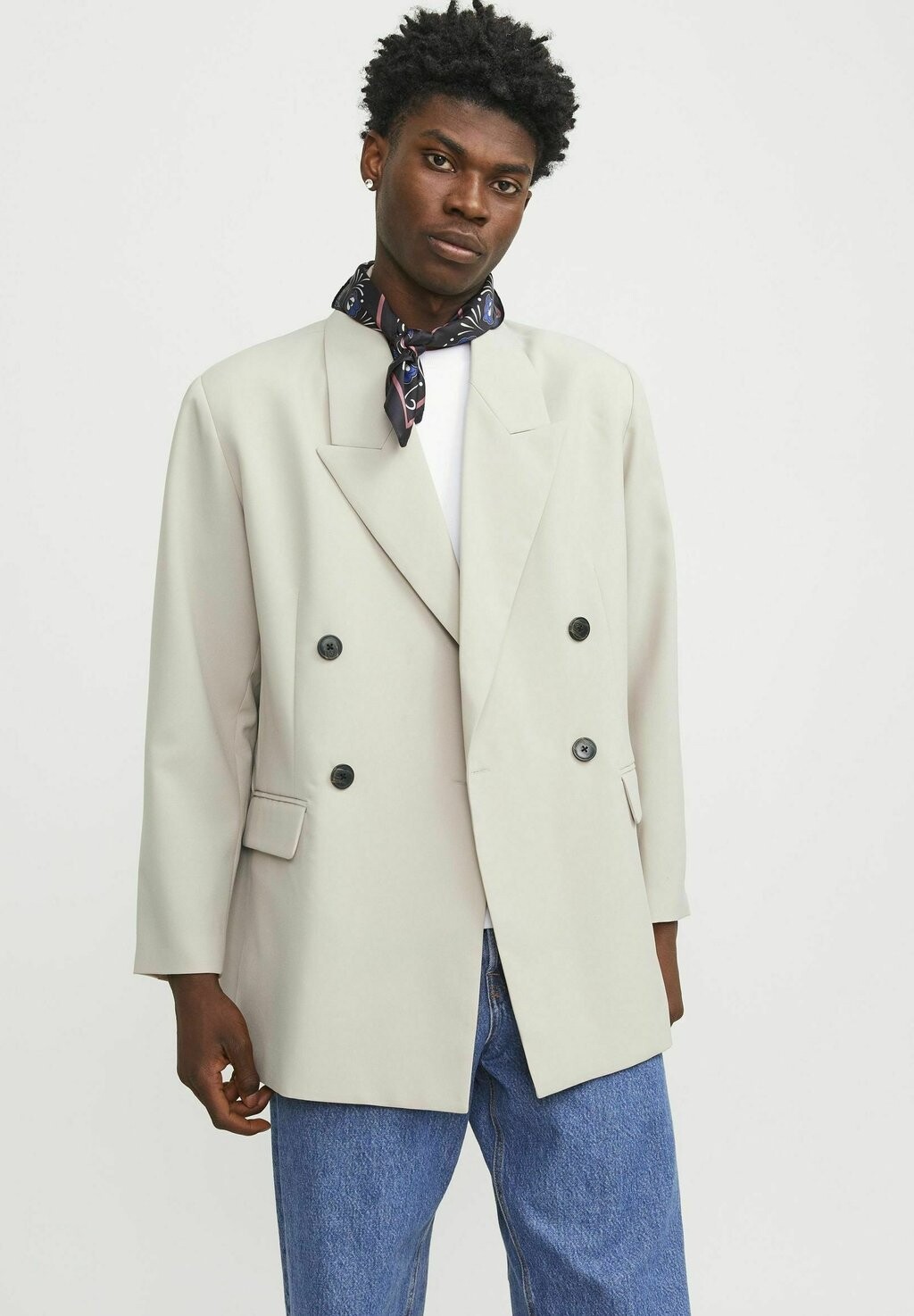 

Короткое пальто Jack & Jones, бежевый